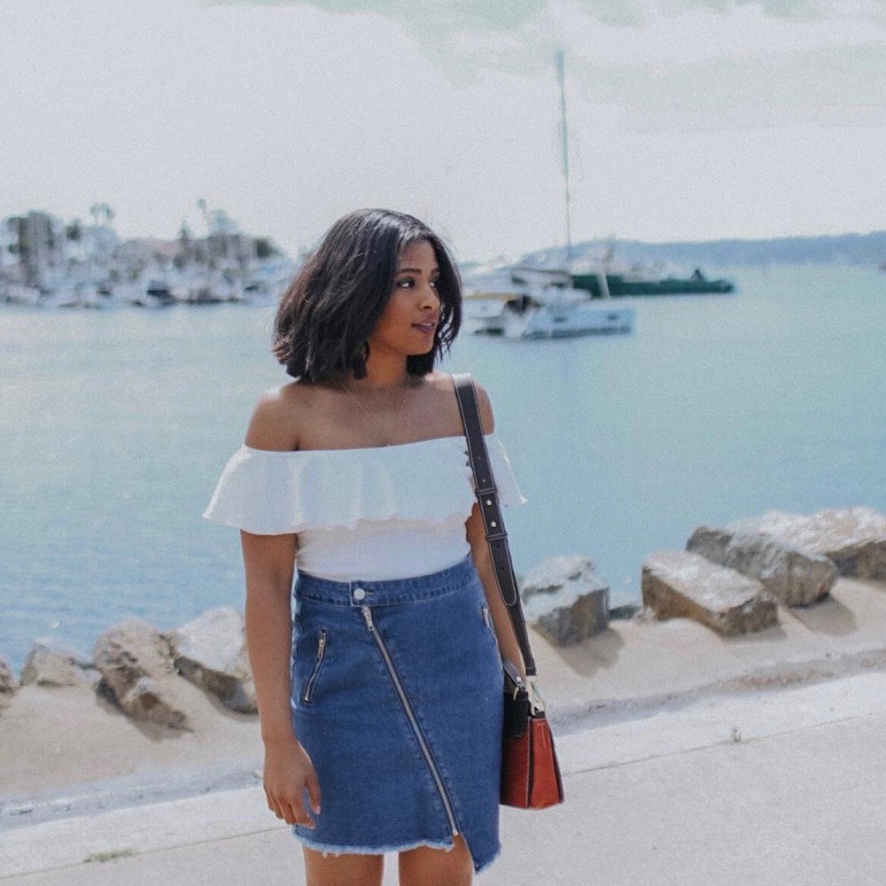 Denim skirt